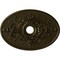 Ekena Millwork Alexa Medallion (Canopies up to 5 5/8"), 30 3/4"W x 21 1/4"H x 3 7/8"ID x 1 5/8"P, Green Gold CM21X30ALGGS - alternate 1